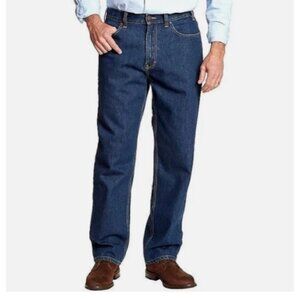 NEW Kirkland Signature Men's 34x34 Relaxed Fit Jeans Double-Stitched N0117